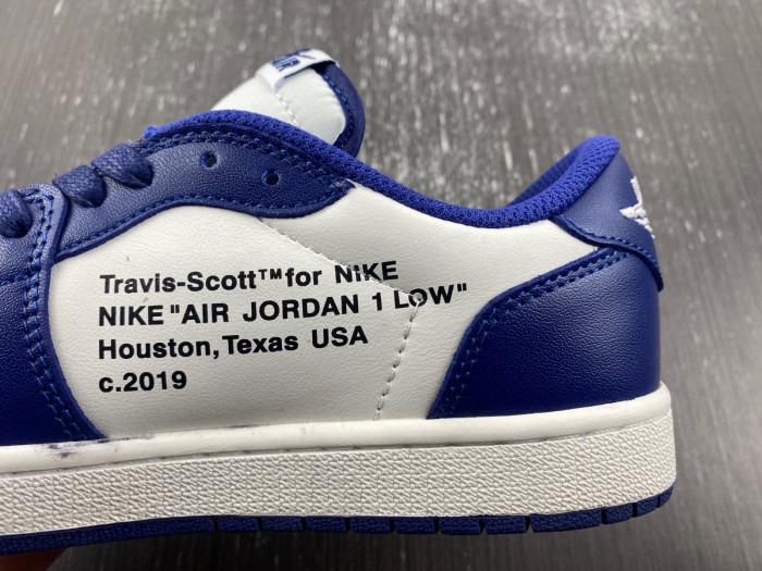 OFF-WHITE X TRAVIS SCOTT X AIR JORDAN 1 CUSTOM DM7890-101