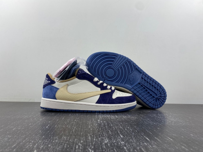 TRAVIS SCOTT X AIR JORDAN 1 CUSTOM DM7866-808