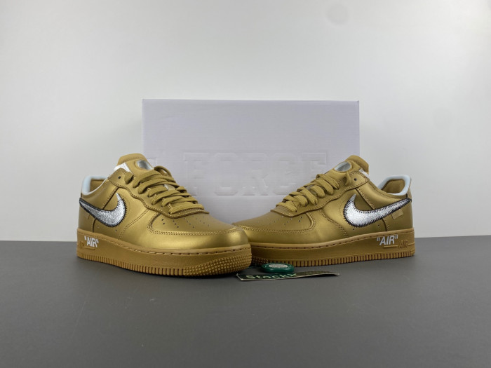 Nike Air Force 1 Low Off-White Gold AO4297-800