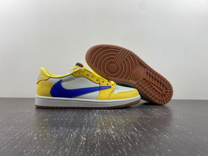Travis Scott x Air Jordan 1 Low OG “Canary” DZ4137-700