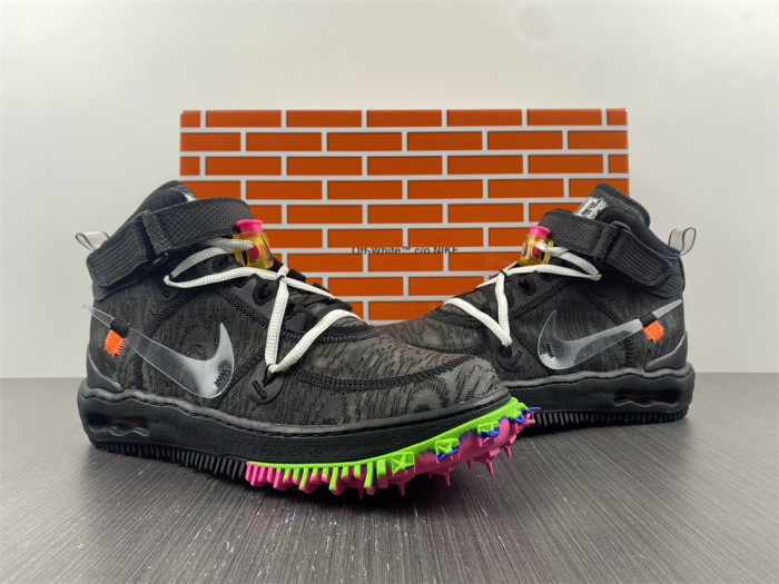 Off-White x Nike Air Force 1 Mid “Black” DO6290-001