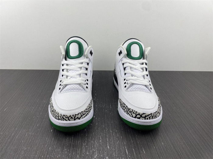 Jordan 3 Retro Oregon Ducks Pit Crew White 594282233