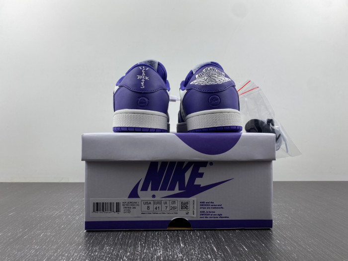 OFF-WHITE X TRAVIS SCOTT X AIR JORDAN 1 CUSTOM DM7890-386