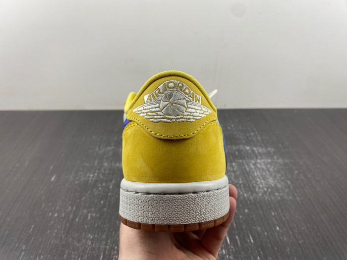 Travis Scott x Air Jordan 1 Low OG “Canary” DZ4137-700