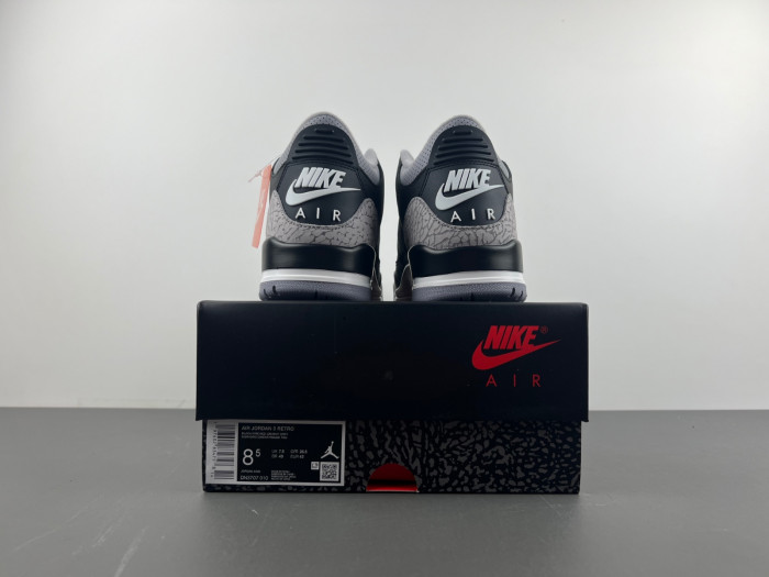 Air Jordan 3 “Black Cement” DN3707-010