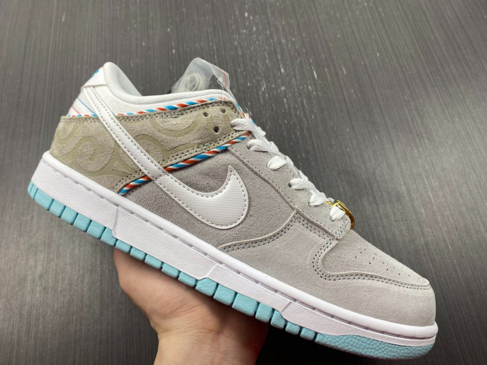 Nike Dunk Low “Barber Shop” DH7614-500