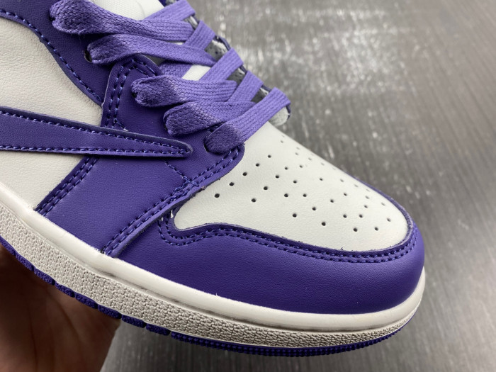 OFF-WHITE X TRAVIS SCOTT X AIR JORDAN 1 CUSTOM DM7890-386