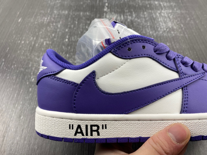 OFF-WHITE X TRAVIS SCOTT X AIR JORDAN 1 CUSTOM DM7890-386