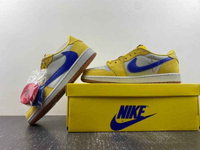 Travis Scott x Air Jordan 1 Low OG “Canary” DZ4137-700