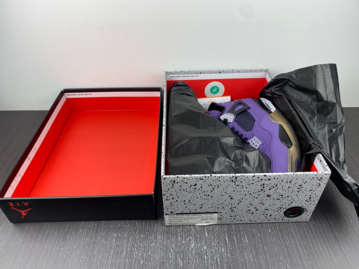Jordan 4 Retro Travis Scott Purple (Friends and Family) 766296 LN4