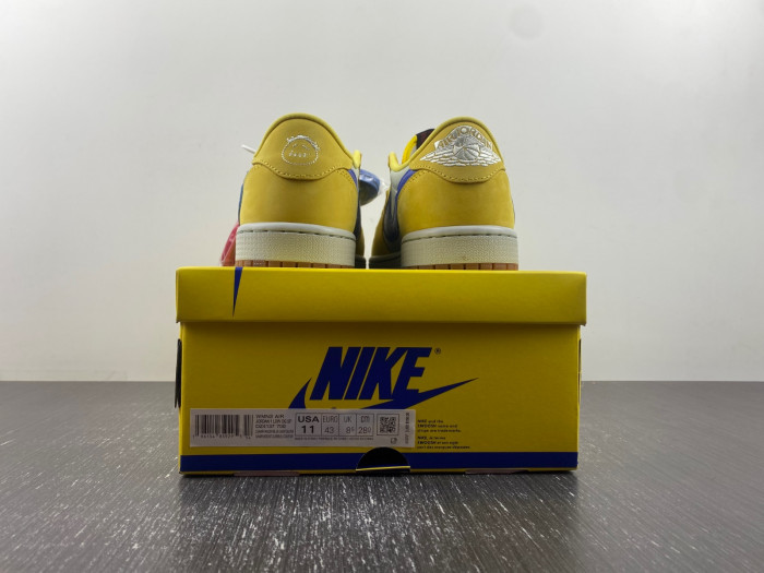 Travis Scott x Air Jordan 1 Low OG “Canary” DZ4137-700