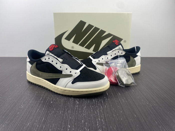 Travis Scott x Air Jordan 1 Low OG WMNS “Olive” DZ4137-106