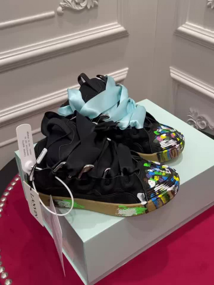 LANVIN CURB SNEAKERS