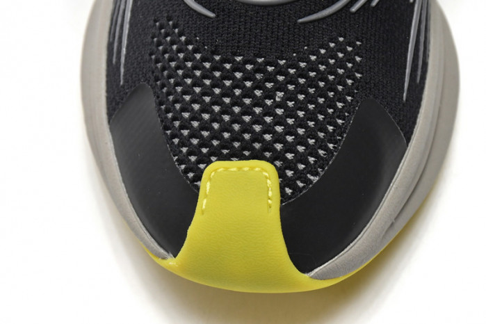 Gucc Run Sneakers Black Yellow