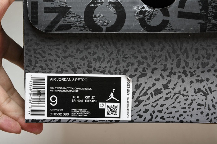 Air Jordan 3 "Fear Pack" CT8532-080