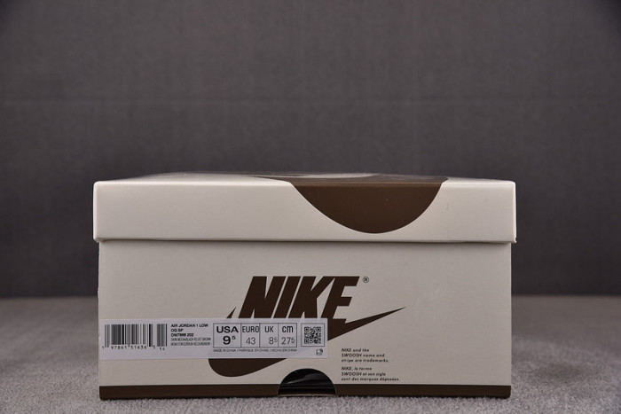 Travis Scott x Air Jordan 1 Low OG “Velvet Brown” DM7866-202