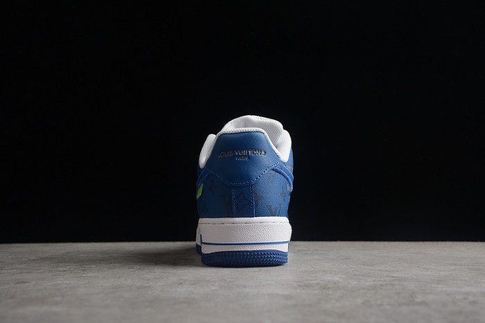 l**is V*t*n nike air force 1 low by virgil abloh white royal