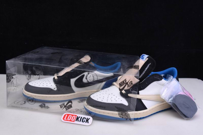 Fragment Design x Travis Scott x Air Jordan 1 Retro Low DM7866-140